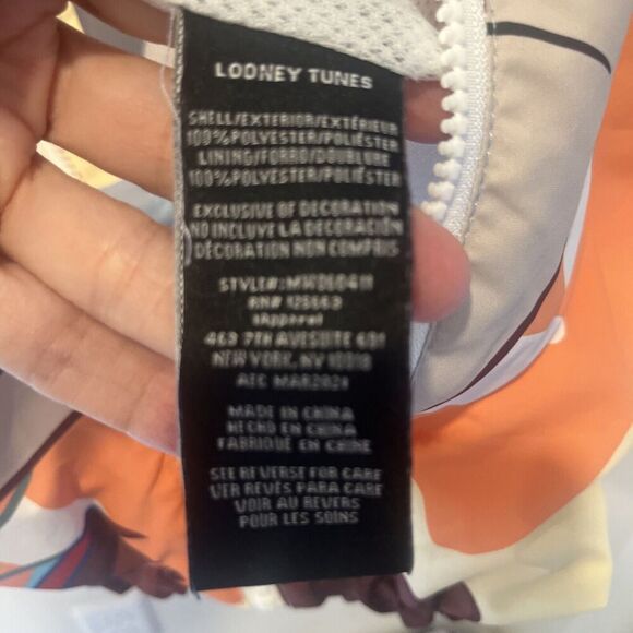 Members Only Space Jam 2 Wind Breaker Light Jacket Tune Squad Size Mens Medium - Picture 8 of 14